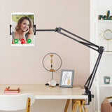 Soporte Brazo Base Ajustable Metálico Para Tablet y Celular