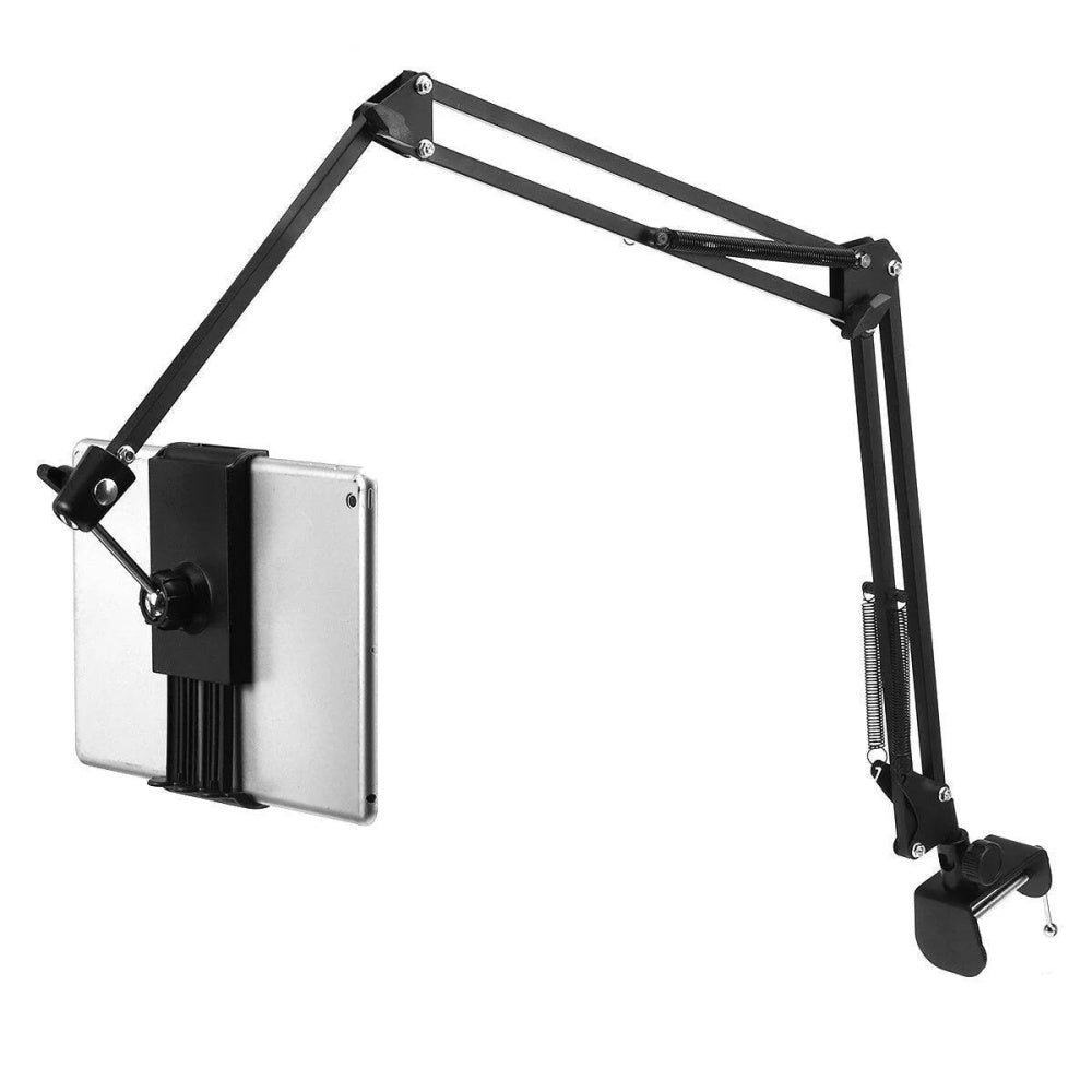 Soporte Brazo Base Ajustable Metálico Para Tablet y Celular