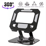 Base Soporte para Tablet Ajustable y Giratorio 360° Metalico Universal