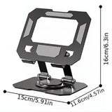 Base Soporte para Tablet Ajustable y Giratorio 360° Metalico Universal
